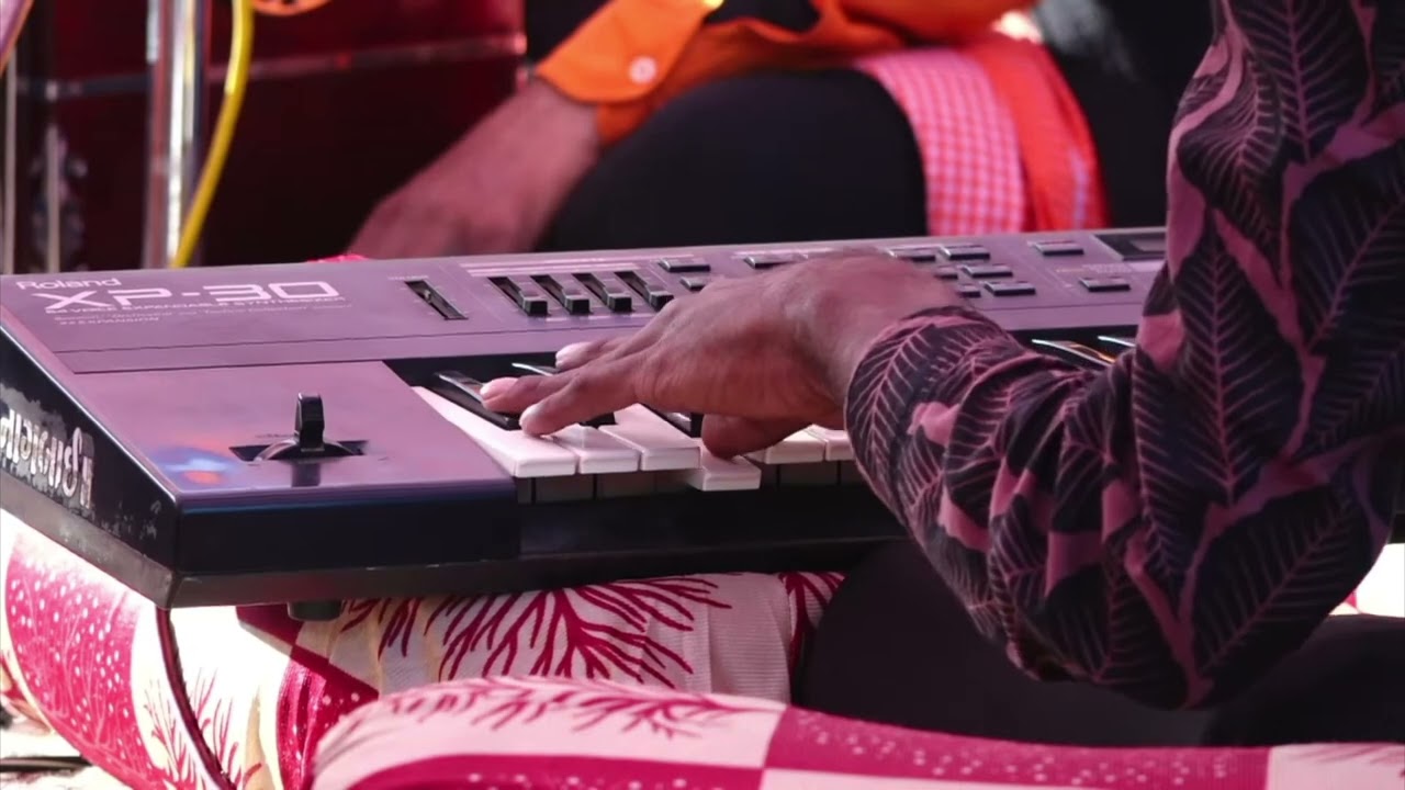 Keyboard and dholak. 