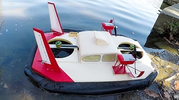 Hovercraft homemade test run #15