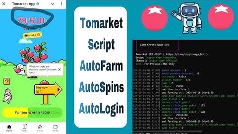 Tomarket Script | Auto Claim Daily Bonus, Autofarm & Auto Play Games | Full Setup Guide