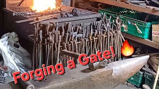 Hand Forging a Gate!