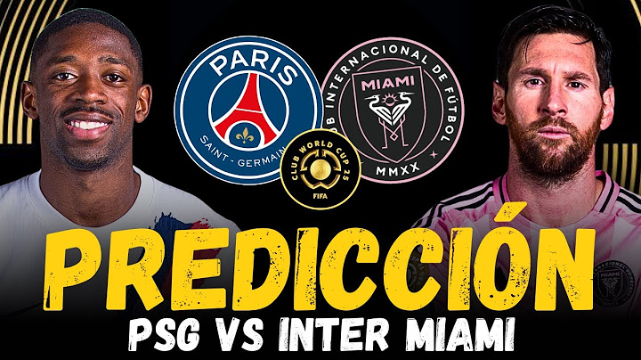 PSG vs INTER MIAMI • Mundial de Clubes 2025 • Predicción y Pronóstico