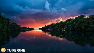 Relaxing Music Sunset Guitar Instrumental Background for Spa Study Massage Meditation