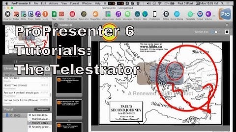 ProPresenter 6 Tutorial:  Telestrator