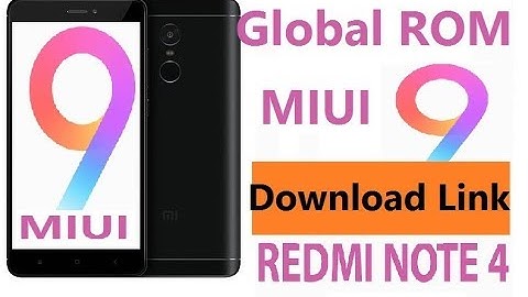Install MIUI 9 Global Stable ROM in Redmi Note 4 ! Technoz Alam