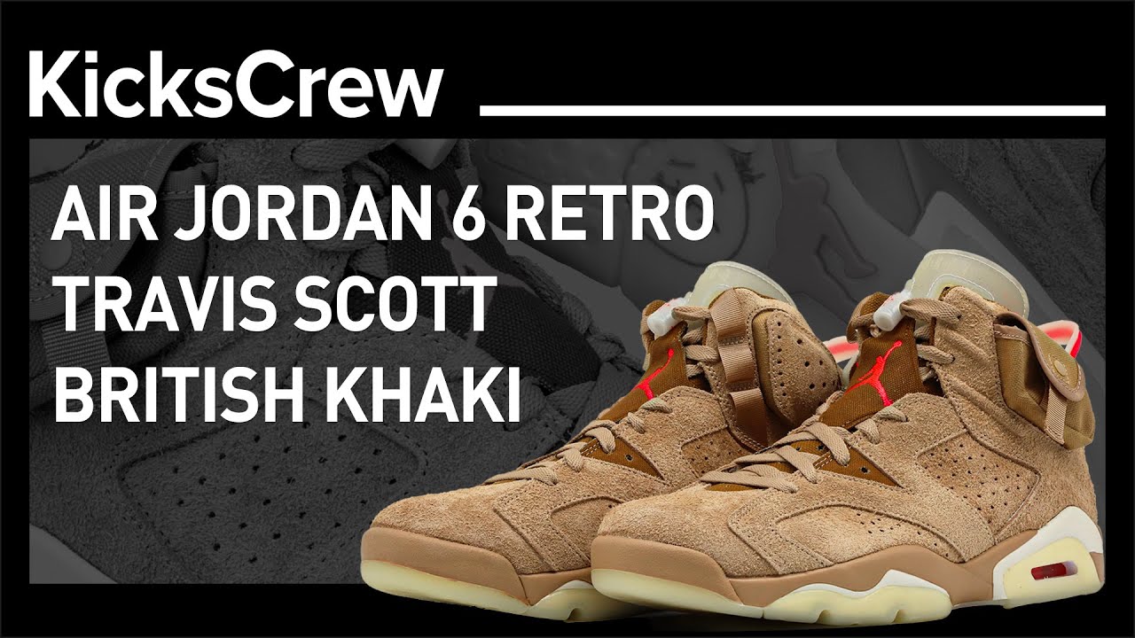 Travis Scott x Air Jordan 6 Retro 'British Khaki' DH0690-200