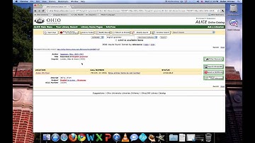 How to search for books in Alden Library