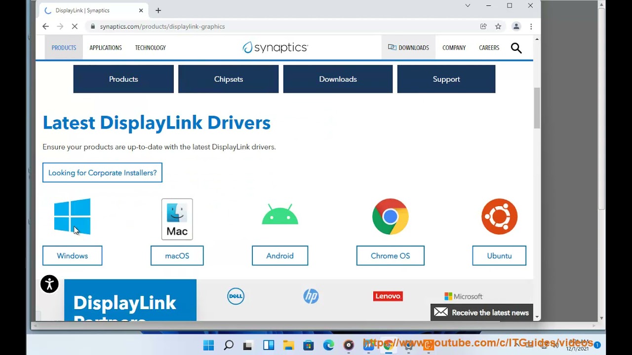 Download DisplayLink Graphics Driver for Windows 11/10/8/7 - YouTube