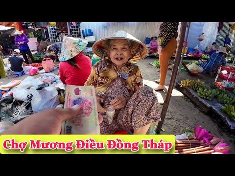 Chợ Mương Điều Đồng Tháp Ngôi Chợ Nhỏ Với Nhiều Người Lớn Tuổi Hoàn Cảnh Khó Khăn | Khương Nhựt Minh