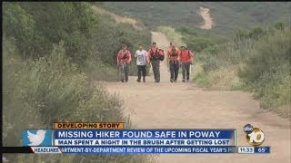 Stranded hiker Luis Ocampo rescued in Poway: Hiker spent night on Iron Mountain trail