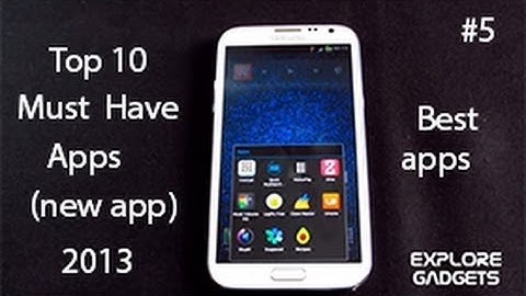 Top 10 Must Have Android Apps 2013 : Best Android Apps #5