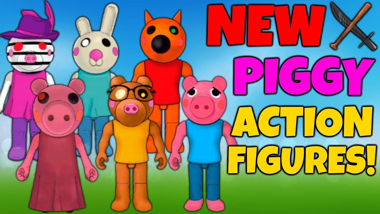 Official Roblox Piggy Action Figures Youtube - custom piggy roblox plush