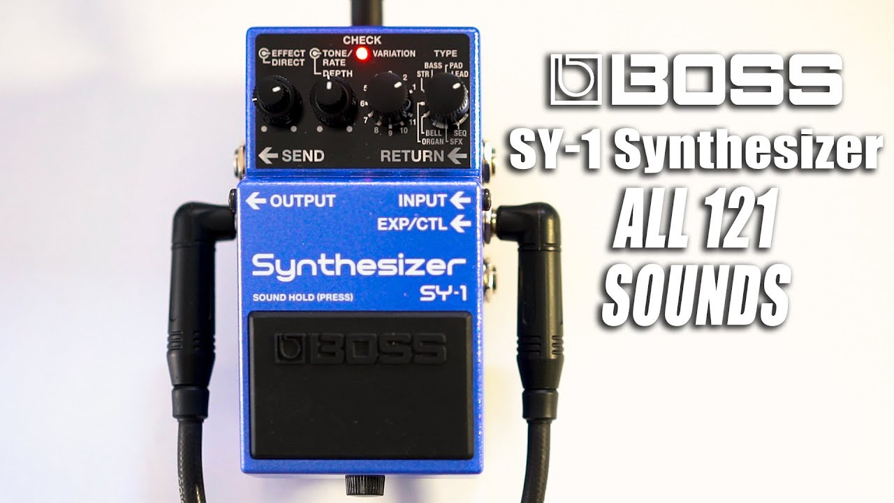 BOSS SY-1 Synthesizer | ALL THE SOUNDS [NO TALK / ONLY TONES]