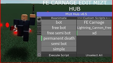 Roblox FE Carnage edit! - Mizt hub showcase