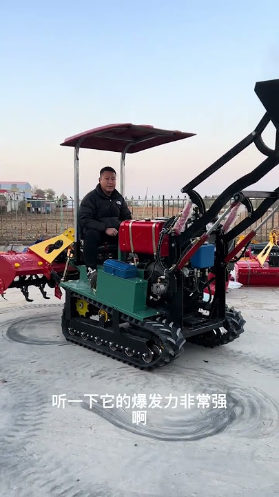 #Tractor#Multi-functional rotary tiller#High-horsepower tractor#Orchard greenhouse managem