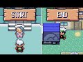 Pokemon emerald but the entire game is backwards