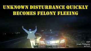 Possible domestic disturbance becomes a FELONY PURSUIT - Arkansas State Police #chase #pit