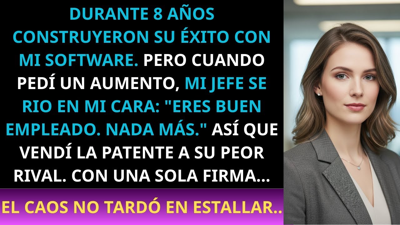 Construyeron su éxito con mi software, no me subieron el sueldo... y vendí la patente.