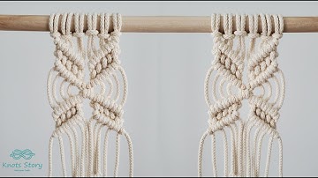 Macrame X Shape Pattern