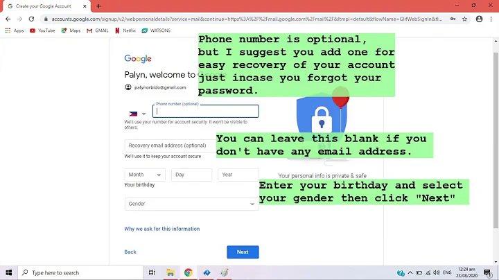 HOW TO CREATE A GOOGLE ACCOUNT?