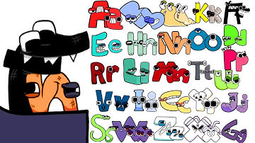 Alphabet Lore Transform Letters from Lowercase f and n (A-Z)