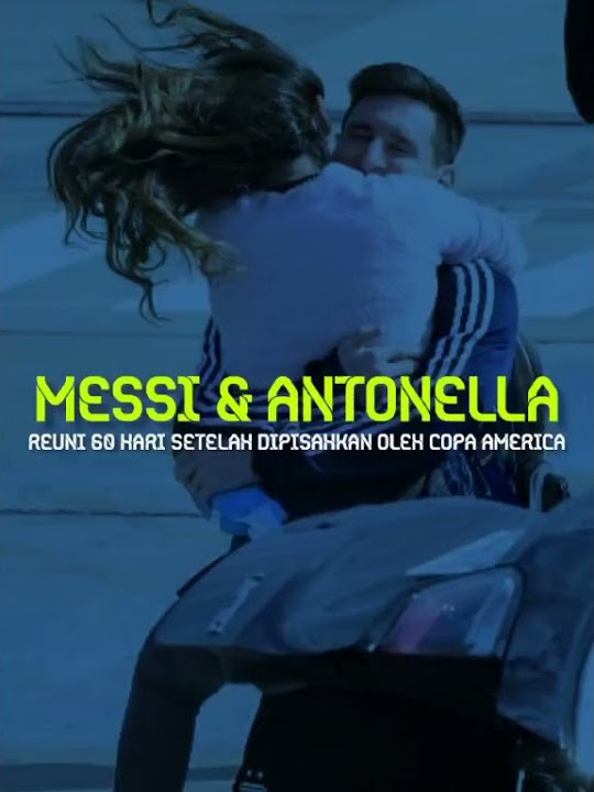 Messi Bertemu Istri dan Anak
