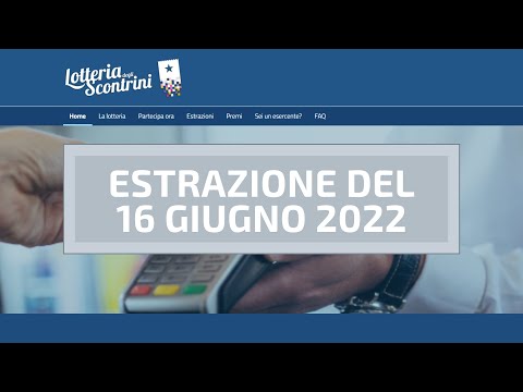 Lotteria degli scontrini, estrazione del 16 giugno 2022: i biglietti vincenti