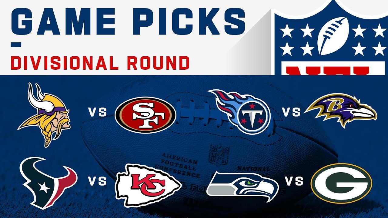 Divisional Round Game Picks NFL 2019 YouTube