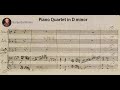 Mendelssohn - Piano Quartet in D minor (1821) {12 year old composer}