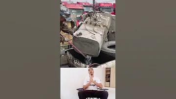شاهد كيف قام هذا العامل او هذا الشخص باتلاف هذا الخزان الوقود تم وضع فيه ثقب Shortsvideo Hd 
