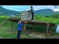 Build a clean, sturdy duck coop - took over the farm alone after Lieu and Hien left