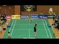 常山 幹太(トナミ運輸) vs 桃田 賢斗(NTT東日本) S2 準決勝【第69回全日本実業団バドミントン選手権】