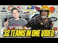 WINNING A GAME WITH ALL 32 NFL TEAMS IN ONE VIDEO