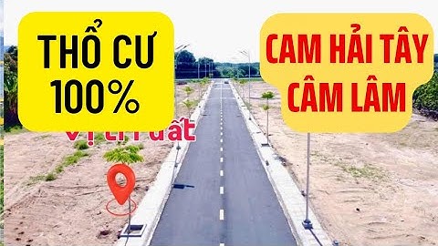 Chính chủ cần 105m², thổ cư 100% xã Cam Hải Tây, Cam Lâm, Khánh Hòa giáp quốc lộ 1A