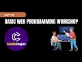 Programming কি? Programming Language কি? Web Design ও Development এর মধ্যে পার্থক্য |Workshop Day-01