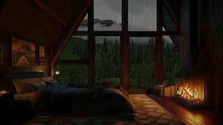 The Streetlights Shining From Outside The Window And The Gentle Rain Help You Sleep Easily