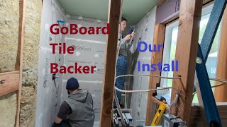 Installing GoBoard Tile BackerThis Stuff Is *Nice*