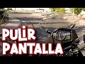 Pulir pantalla o cupula moto Suzuki V-Strom 1000