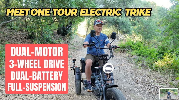 Meet One Tour dual motor, dual battery, full suspension electric trike - off-road test and review