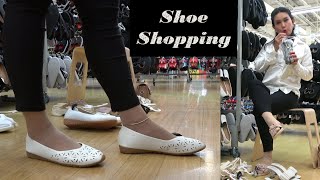 Shoe Shopping With Sheer Nylon Hose Feet
