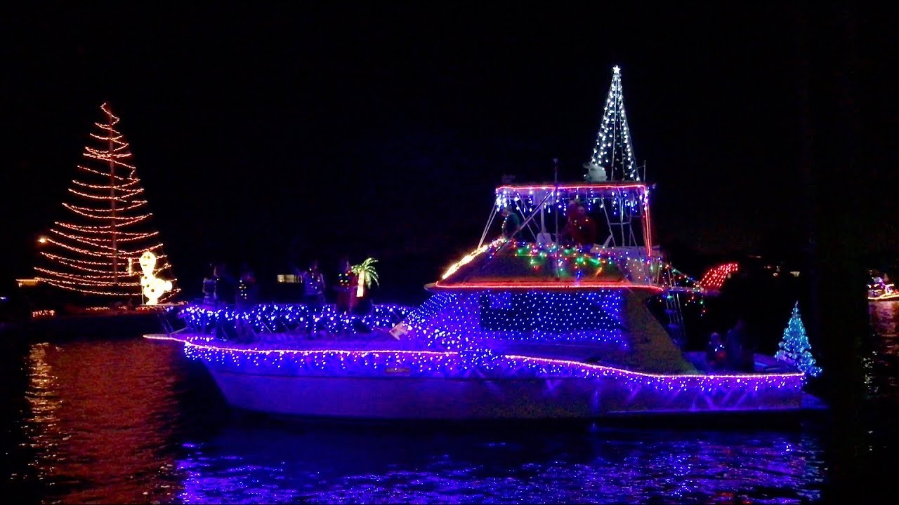 boat christmas lights