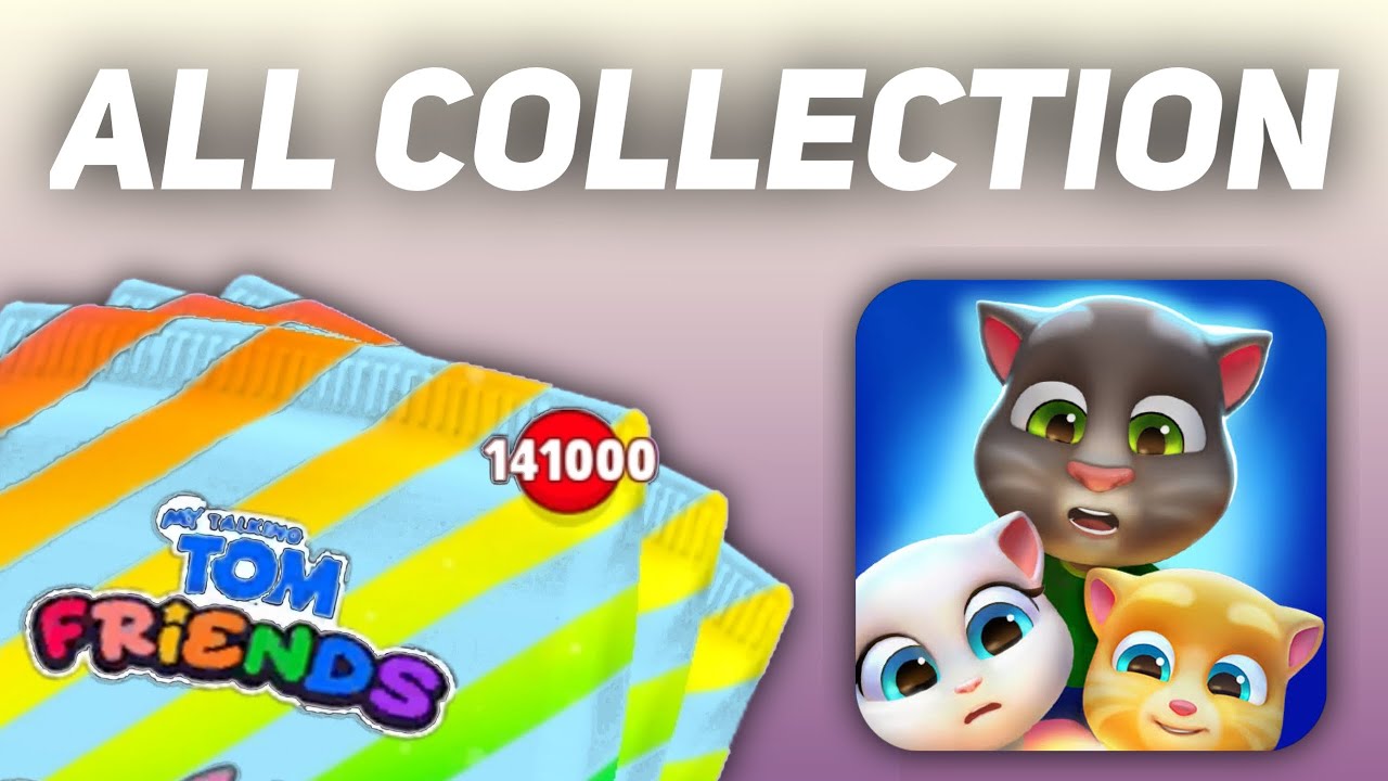 Talking Tom Sticker Set All Stickers Collection - My Talking Tom Friends - GAMEPLAY 4U - YouTube