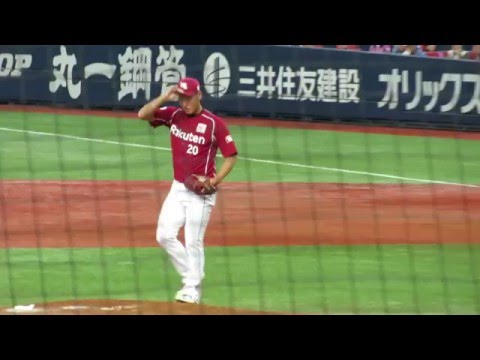 H28.04.30　ｵﾘｯｸｽ×楽天　５回裏　投手：安楽、ｵﾘｯｸｽを無得点に抑える