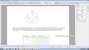 Digital Electronics On The Go - 41 - Finite State Machines - Up/Down Synchronous Counter