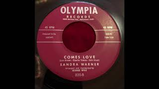 Celebrity Sandra Warner "Comes Love" Olympia Records Popcorn Profile
