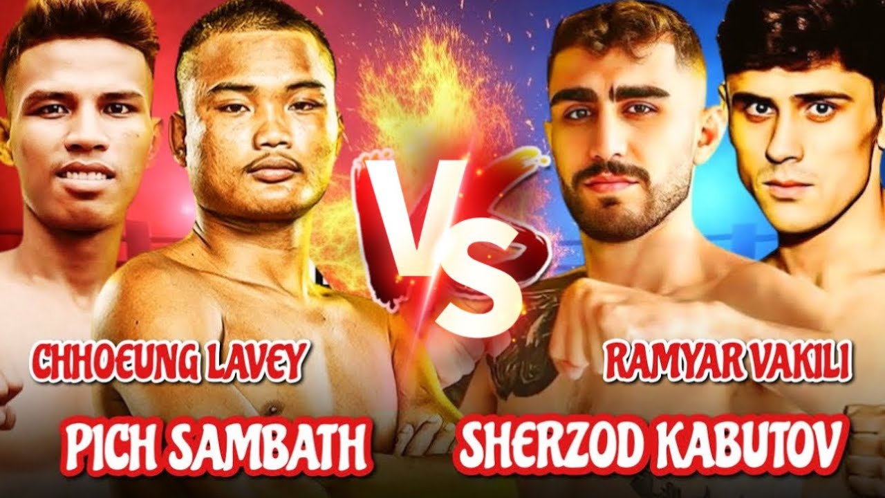 ពេជ្រ សម្បត្តិ & ឈឿង ល្វៃ - PICH SAMBATH vs KABUTOV SHERZZOD & CHHOEUNG LAVEI vs RAMYARR VAKILI