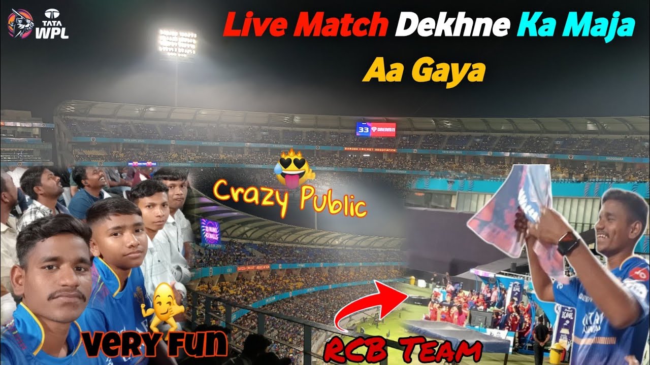 RCB vs DC Ka Live Match Dekh Kar Maja Aa Gaya 😎 ||TATA WPL 2025 || Very ...
