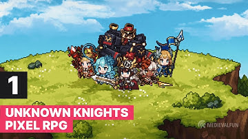 Unknown Knights: Pixel RPG - Chapter 1 Gameplay Walkthrough (iOS, Android)