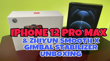 IPHONE 12 PRO MAX I ZHIYUN SMOOTH X STABILIZER UNBOXING I JuniesWorld