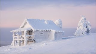 ❄Beautiful Winter Snow Scene Relaxing Piano Music - Soothing Calming Sleep Meditation Study Music 54