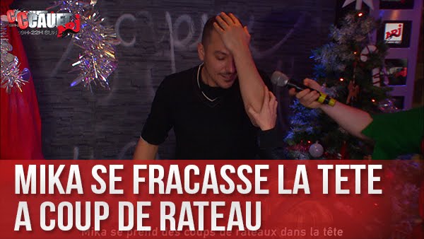 Mika se fracasse la tête à coup de râteau - C’Cauet sur NRJ